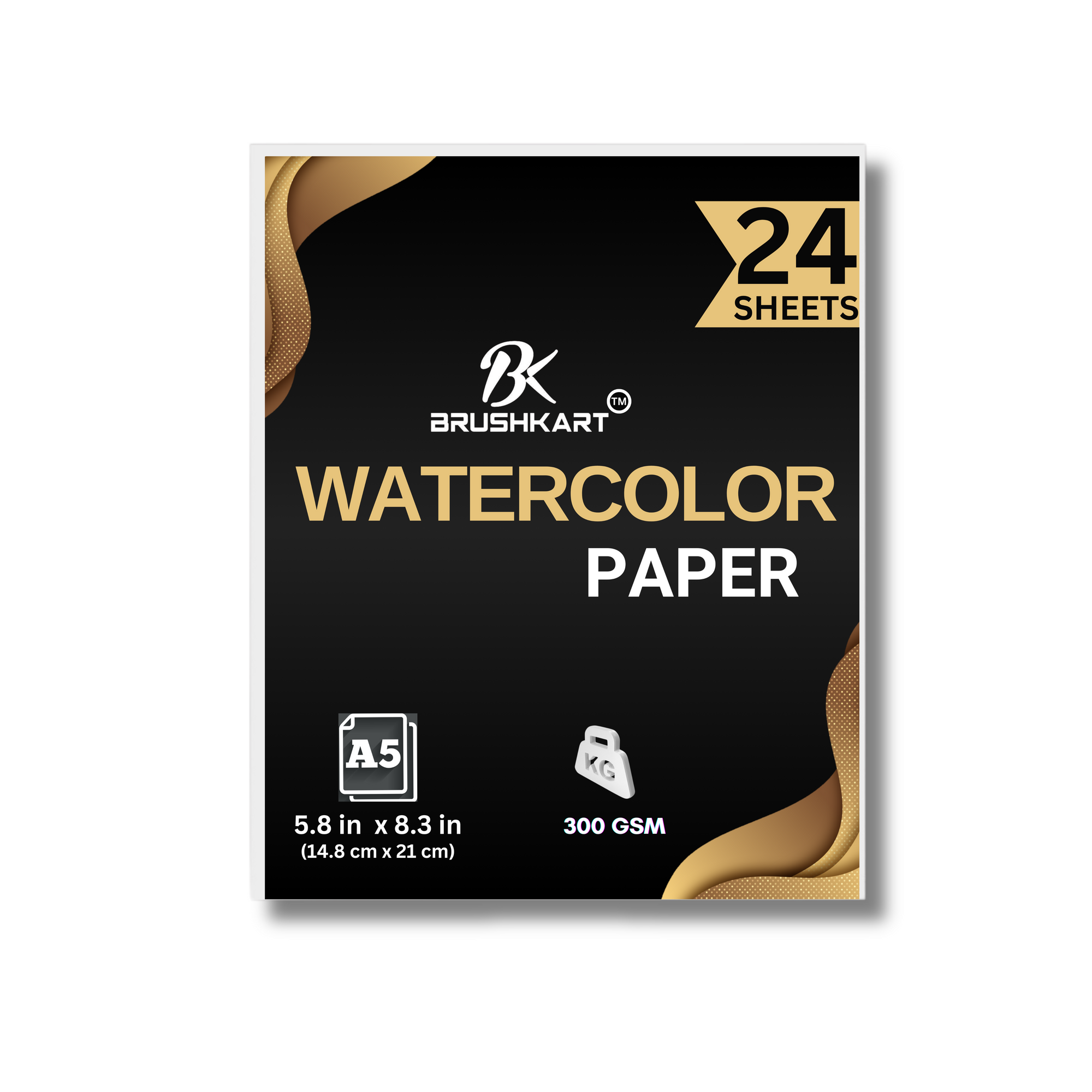 300 GSM Watercolor Papers 12sheets A4 Size
