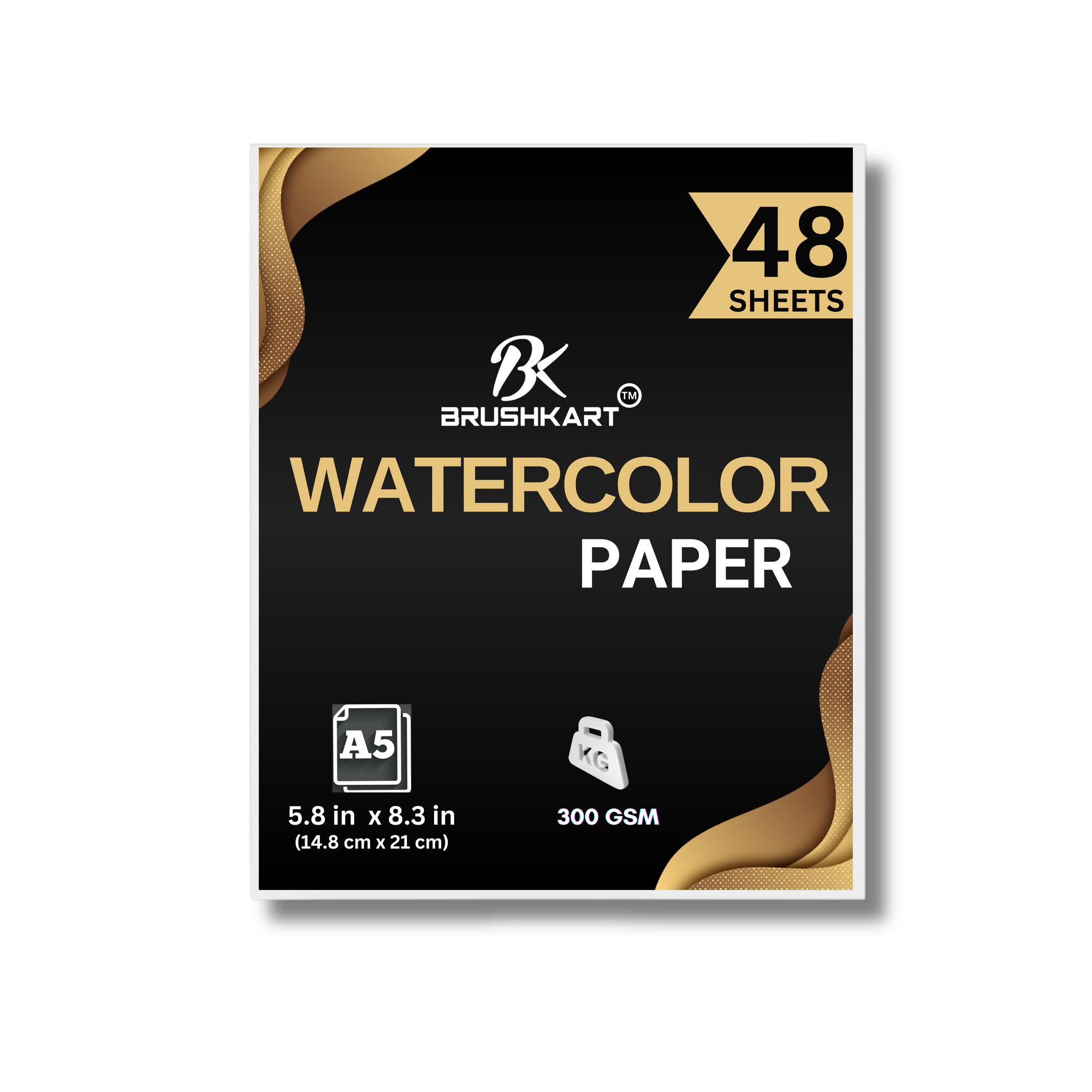 300 GSM Watercolor Papers 12sheets A4 Size