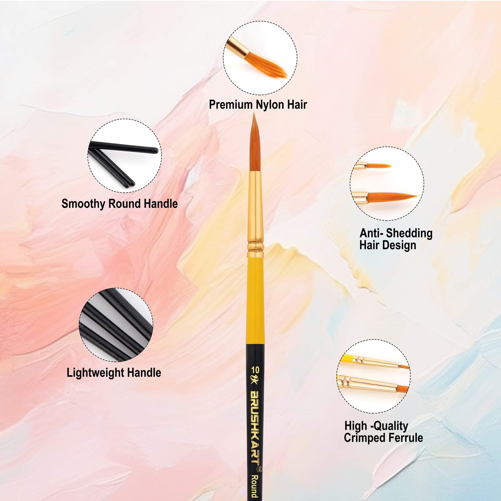 13 brushes perfect set for professional Artists