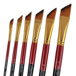 6 pcs angular brush set