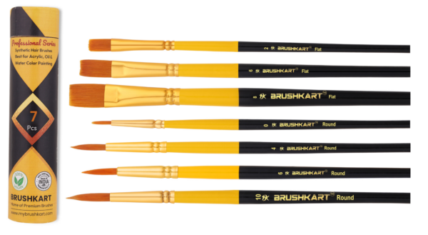 Professional series brush set of 7 pcs